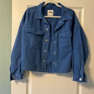 Zara Blue Denim Jacket